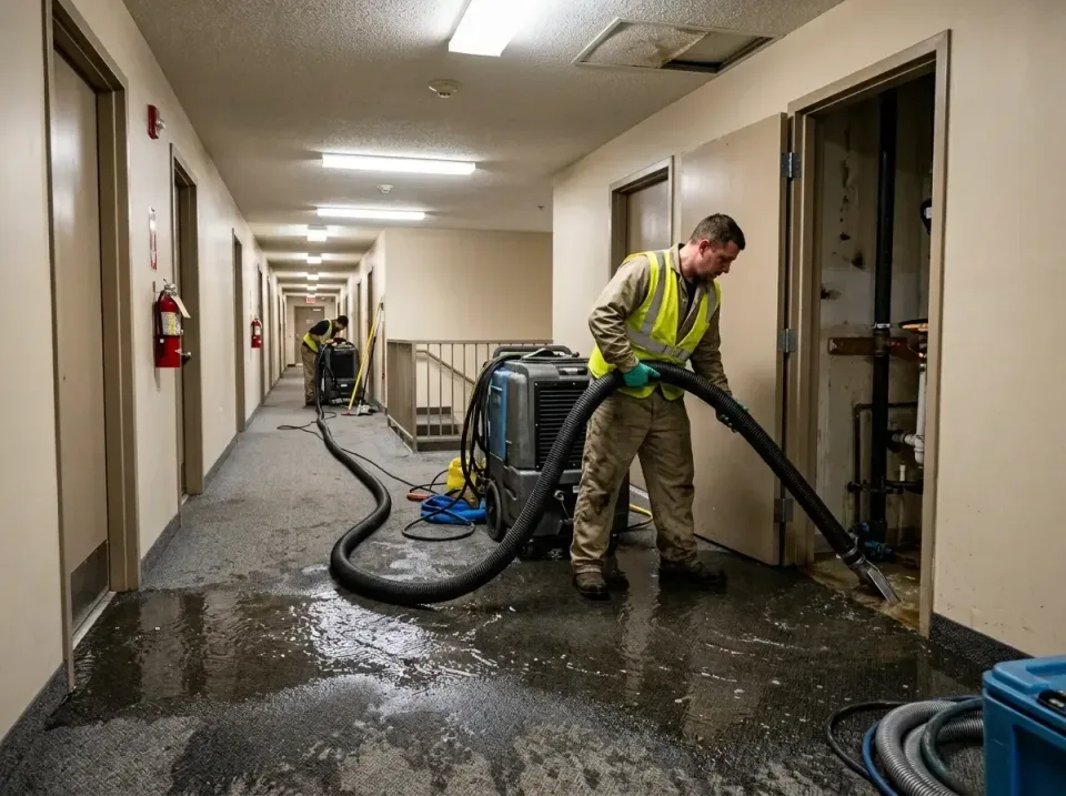 multi-unit-apartment-hallway-f-005 — frequently asked questions, Emergency Burst Pipe Water Extraction & Removal in Bayville…